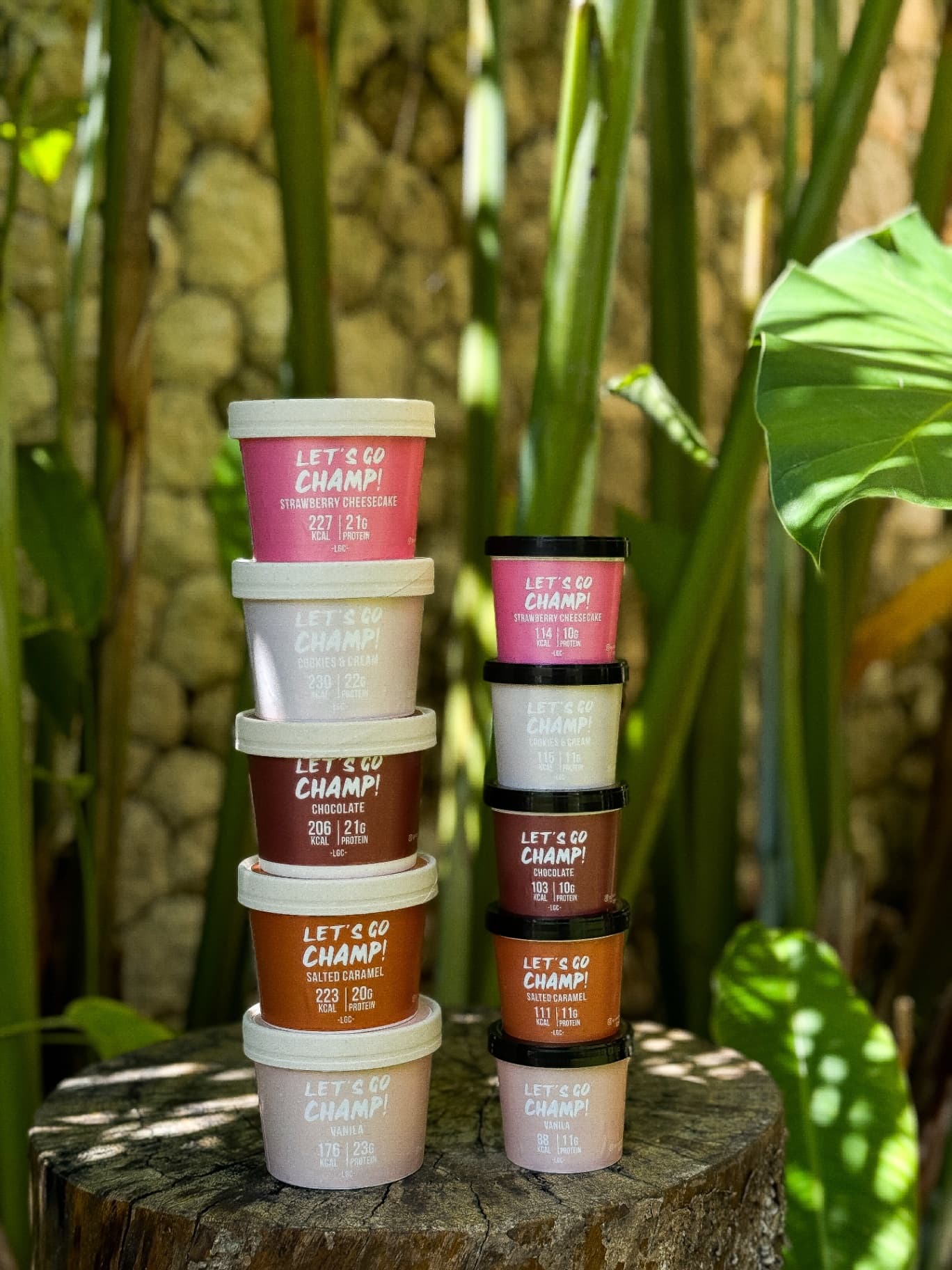 LGC high-protein ice cream tubs and cups